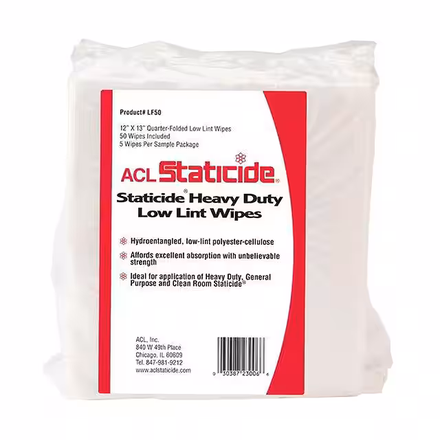 LF50 ACL Staticide Inc  Clean Room Treatments Cleaners Wipes